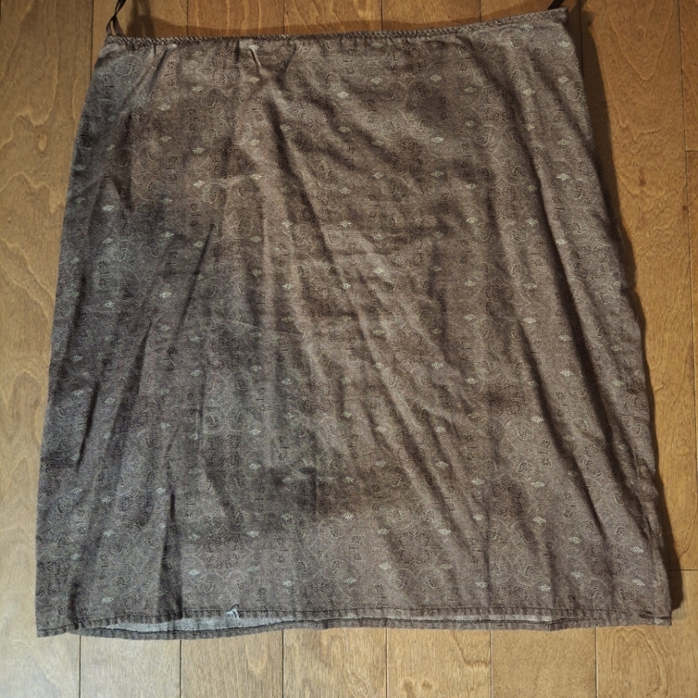 GAP Cotton brown floral aline skirt size 10